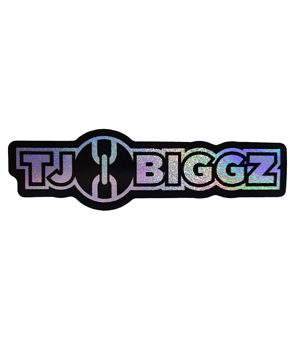 Tj Biggz Holographic Sticker